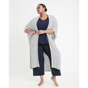 Ryllace 100% Cashmere Cocoon Kimono Duster 2X